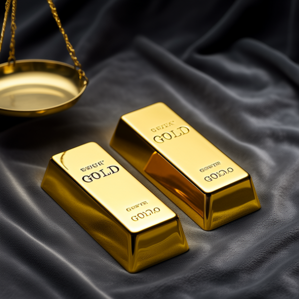 纯金金条图片